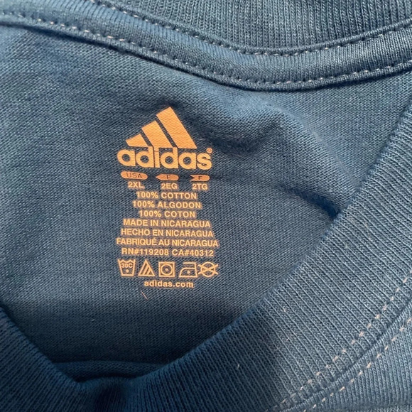 NBA Orlando Magic Blue Adidas Brand Basketball T Shirt. Size 2XL - Picture 4 of 5